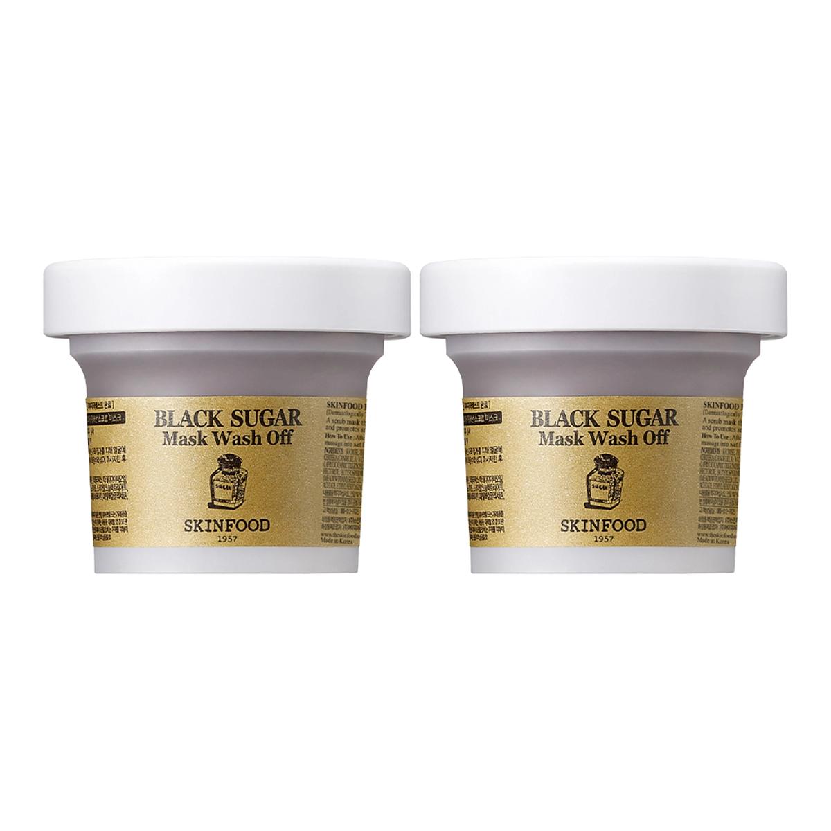 Skinfood Black Sugar Mask Смываемая маска 120 г x 2