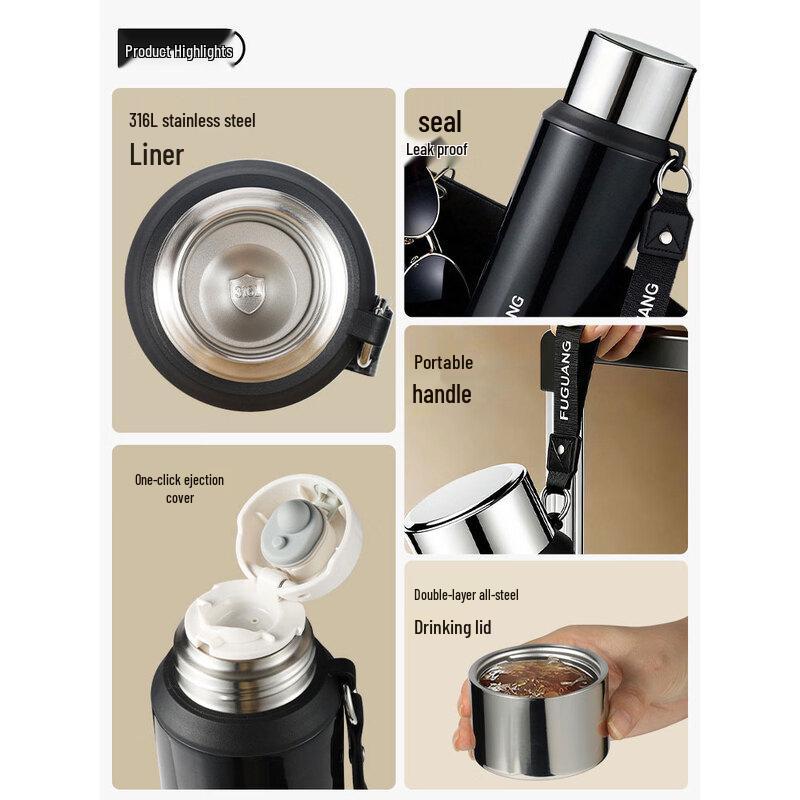 Fuguang 800ML Vacuum Insulated Thermos Cup