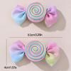 1Pair Valentine'S Day Children'S Sweet Lollipop Hair Clip Butterfly Bow Hair Accessory Cute Headwear Hairpin