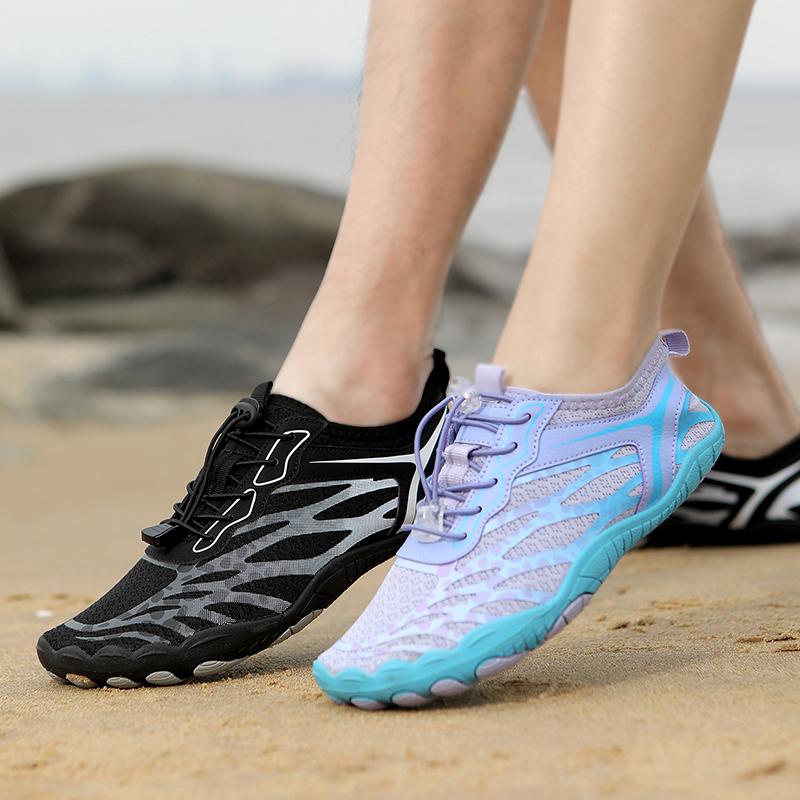 Unisex Barefoot Wading Shoes Quick Dry Summer Aqua Shoes Breathable Pool Seaside Water Sports Shoes for Surfing Diving Swimming