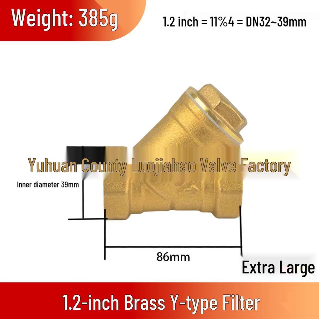 High-Pressure High-Temperature Forged Brass Y-Type Multifunctional Filter Pipe