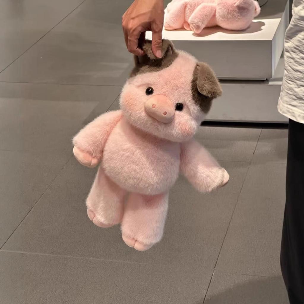 Generic Pink Pig Plush Toy Soft Fluffy Stuffed Doll Cuddly Sleep Companion Pillow For Kids Toddlers Bedtime Comforting Plushie
