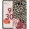 Mode Tiger Leopard Muster Blume Für Google Pixel 8 7 6 Pro 6A 5G Schwarze Handyhülle Weiche Stoßfeste Rückabdeckung TPU Hülle Coque