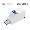 USB 3.0 Hub Splitter: One-to-Three Ports for Flash Drives, Phones, and Computer Charging