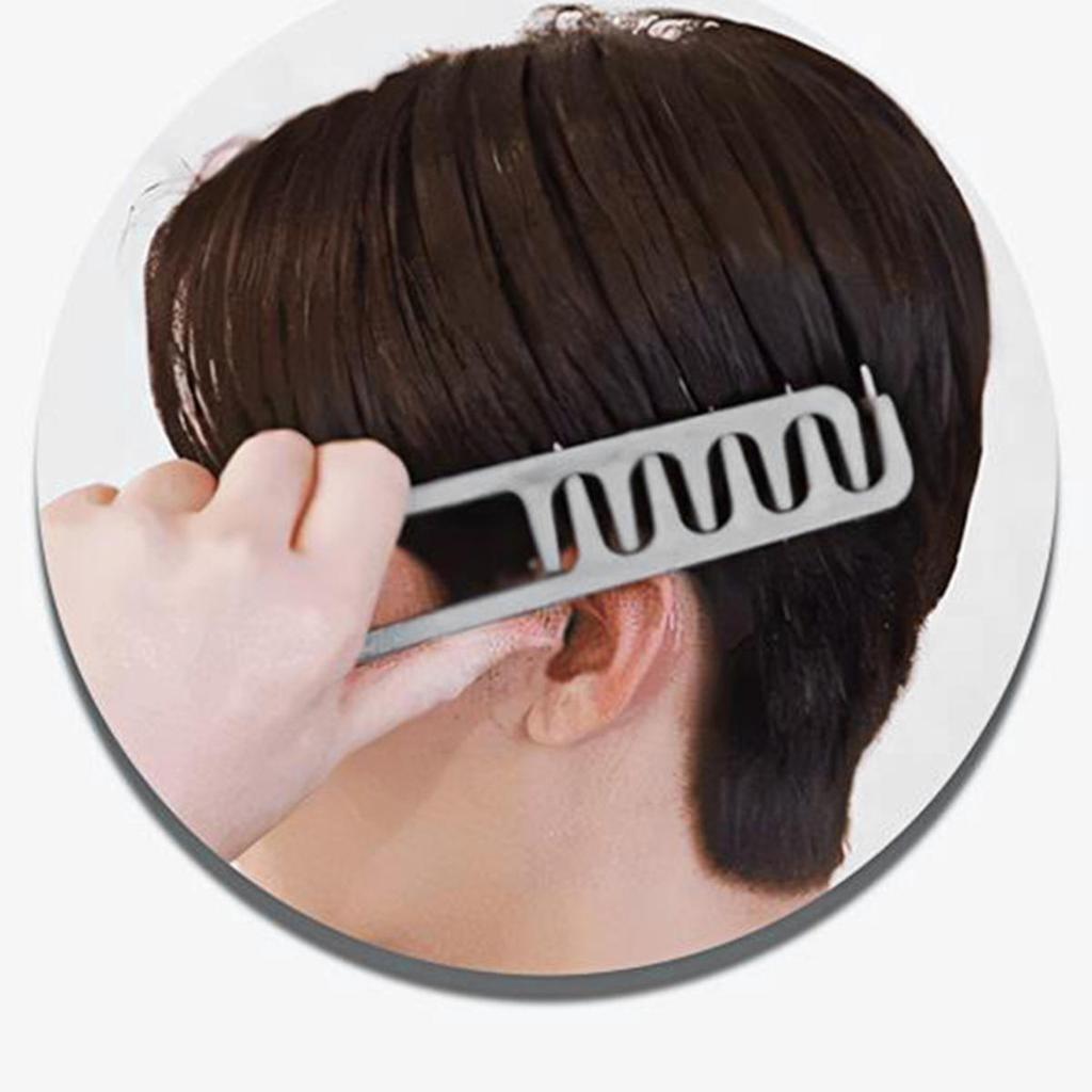 Volumizing Wide-Tooth Hair Styling Comb Curling Tools Hairstyling Fluffy Texture Bangs Seam Covering Roots Hair Combs