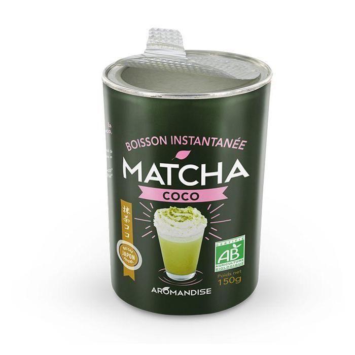 Matcha Coco Bio - Boisson instantanée 150 g - Aromandise