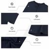 Summer Retro Men's Loose Knit Henley Shirt & Shorts Set