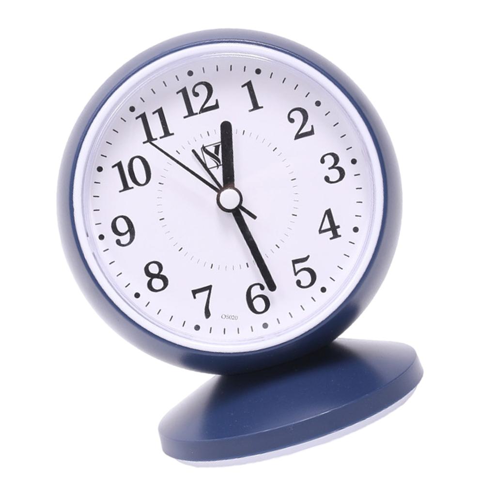 Quiet Movement Kids' Alarm Clock with Arabic Numerals Modern Minimalists Battery Operated Table Clock for Student Gift