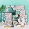 ZISIZ Mountains & Rivers Ceramic Dinnerware Gift Set