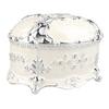Vintage Jewelry Box Exquisite Elegant Alloy Antique Jewelry Organizer for Rings Earrings Necklaces