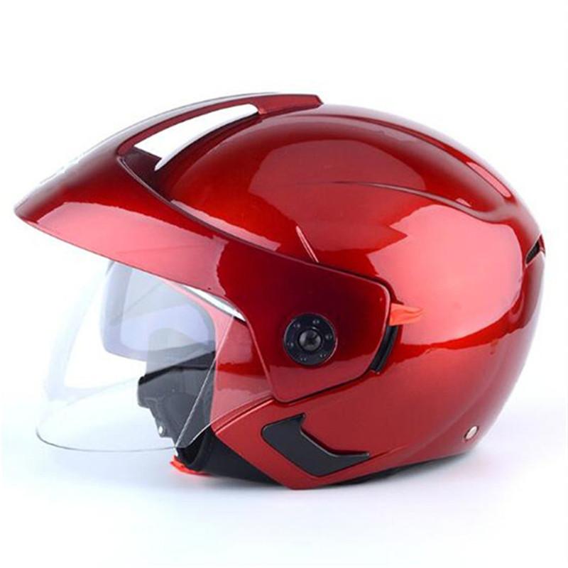 Bright Black Half Helmet Men and Women Motorcycle Off-Road Summer Helmet Downhill Racing Mountain Cross Casco Capacete