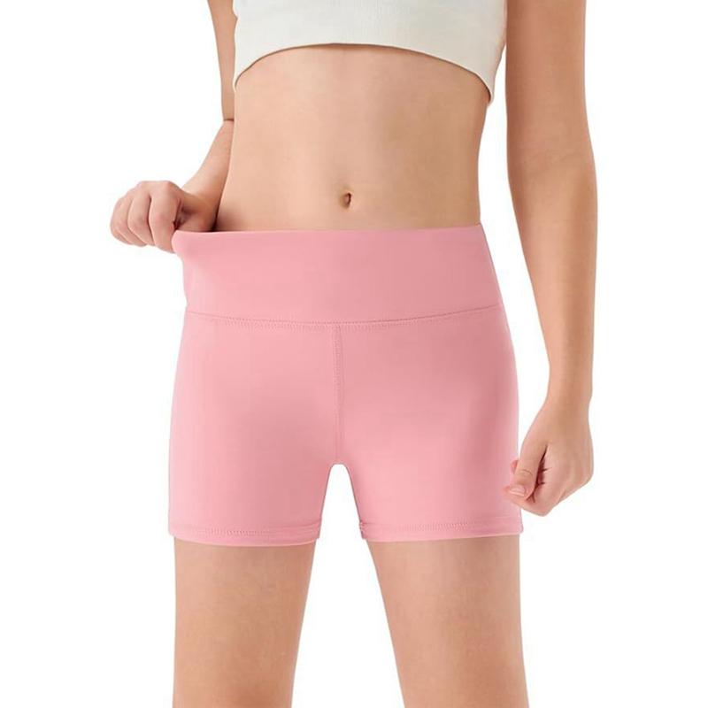 5-14 Years Kids Girls Athletic Shorts Yoga Shorts Cycling Shorts
