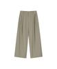 VIS A VIS Tencel Linen Wide Leg Pants (Beige)
