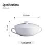 Pentola per Zuppa e Riso in Ceramica di Jingdezhen