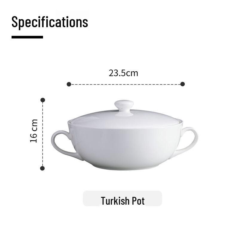 Pentola per Zuppa e Riso in Ceramica di Jingdezhen