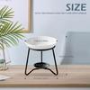 Stylish Essential Oil Burners Melt Warmer Tealight Candle Holder Metal Rack for Living Space and Bedroom Desk Ornament