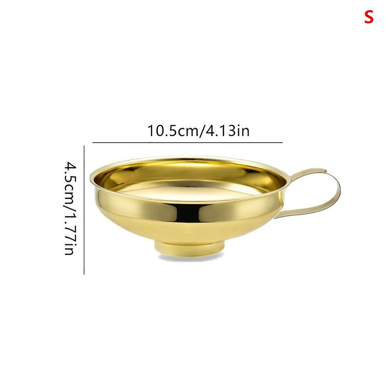1/2 Pcs Stainless Steel Wide Mouth Funnel Kitchen And Household Large Diameter Funnel Multifunctional Jam Canning Funnel