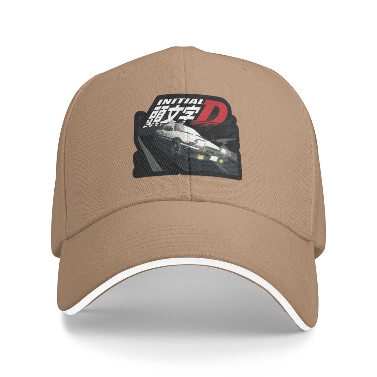 

Anime Drift AE86 Initial D Baseball Caps Snapback Baseball Hats Breathable Casual Casquette Outdoor for Men And Women One Size