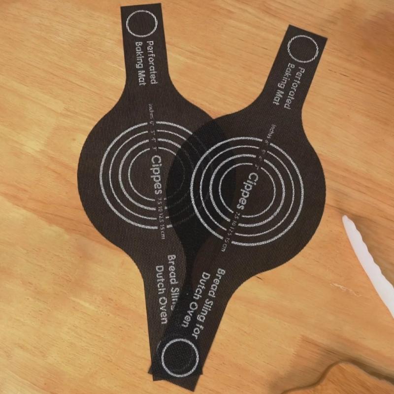 Perforated Silicone Bread Sling For Dutch Oven, With Long Handle, Nonstick & Reusable, Bread Baking Mat For Sourdough Transfer