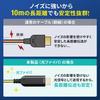 SANWA DIRECT DisplayPort To HDMI Fiber Optic Cable, 10m, 4K/60Hz, AOC, Black, 500-KC039-10