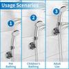 Plastic Shower Head Bracket Shower Head Holder For Perfect Water Direction Control In Bathroom For Kids And Small Animal