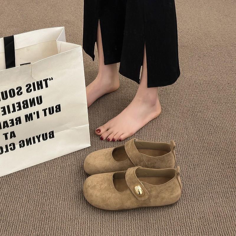 

Fashion 2025 NEW Women Shoe Summer New Round Flat Shoes Comfor Women s Casual Shoes Fashion Versatile Women s Single Shoe 35