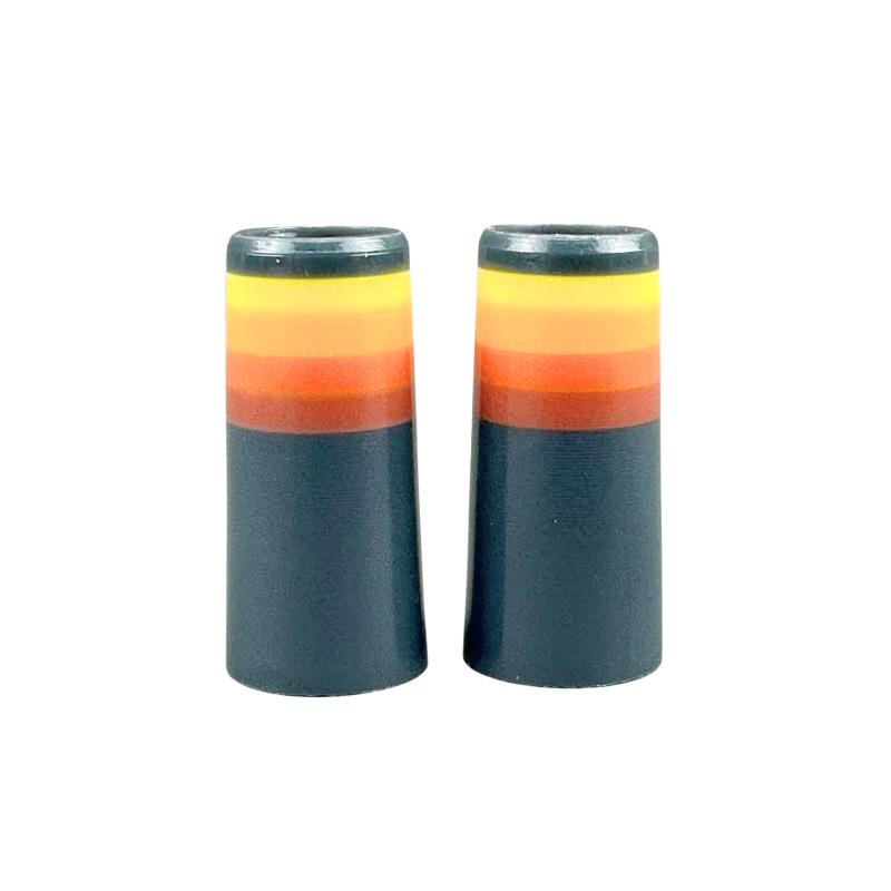 Suitable for Golf Sand Bar/digging Rod Rubber Sleeve 104 #9.1mm * 30mm * 14mm Gray-yellow Gradual Change Color Glue