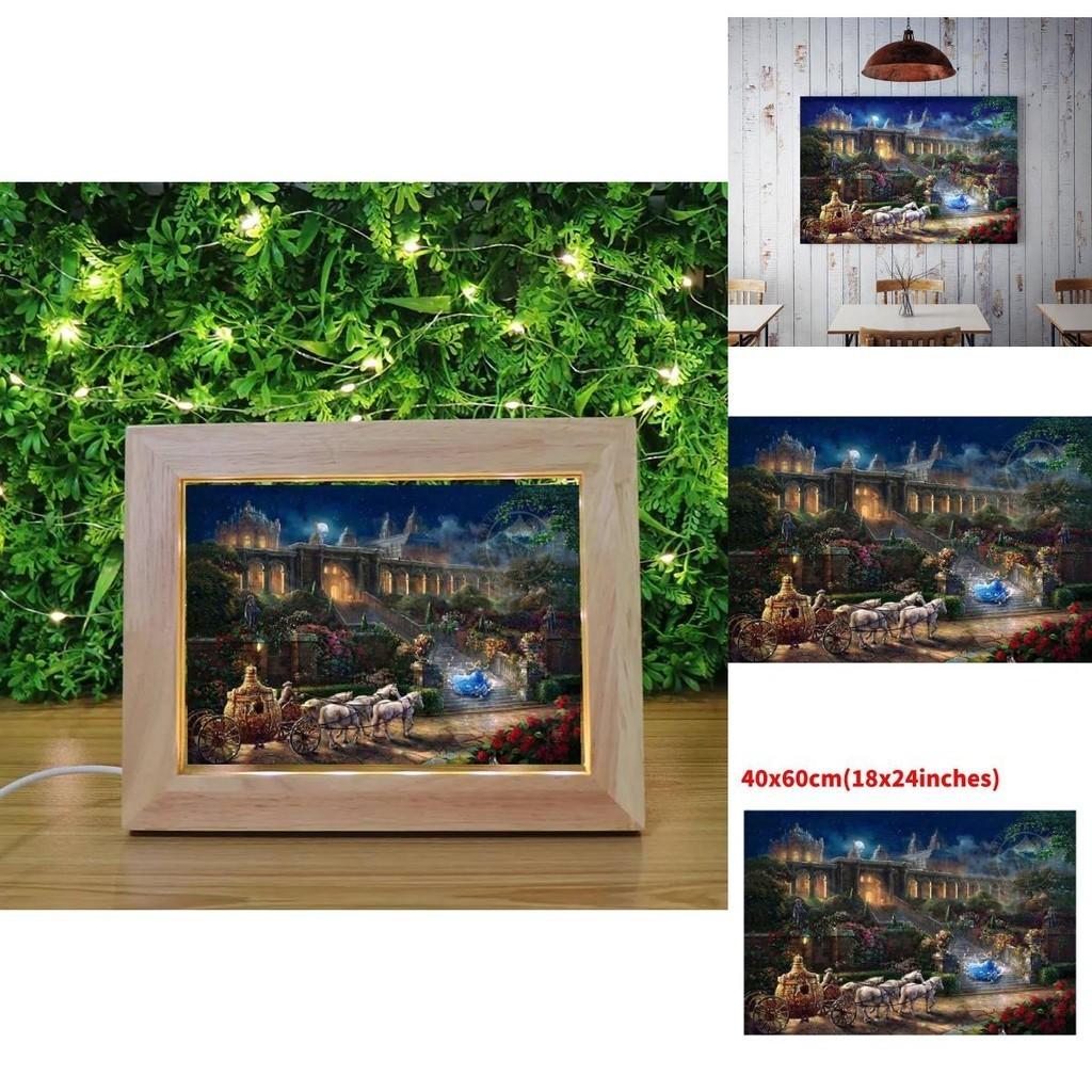 Meerjungfrauen-Prinzessin Leinwand Wandkunst Modernes Märchen Kinderzimmer Dekor Malerei