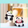 Plüschtier Panda mit Frucht Weiche Baumwolle Schlüsselanhänger für Kinder Mädchen Geschenk Taschen Dekoration