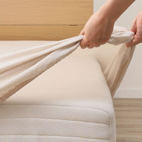 Nitori Multi-Suitable Sheet, Double, Linen, SZ15 BE D, 7524467
