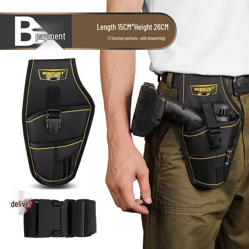 Langlebiger Elektriker Werkzeuggürtel: Multifunktionale Canvas-Hüfttasche für tragbare Aufbewahrung