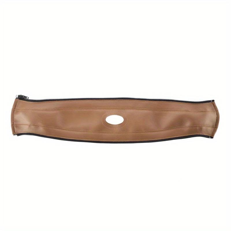Stroller Handle Cover Handle Sleeve Cover Removable PU Leather Bumper Handlebar Sleeve Protect Case for Baby Stroller Dust-Proof
