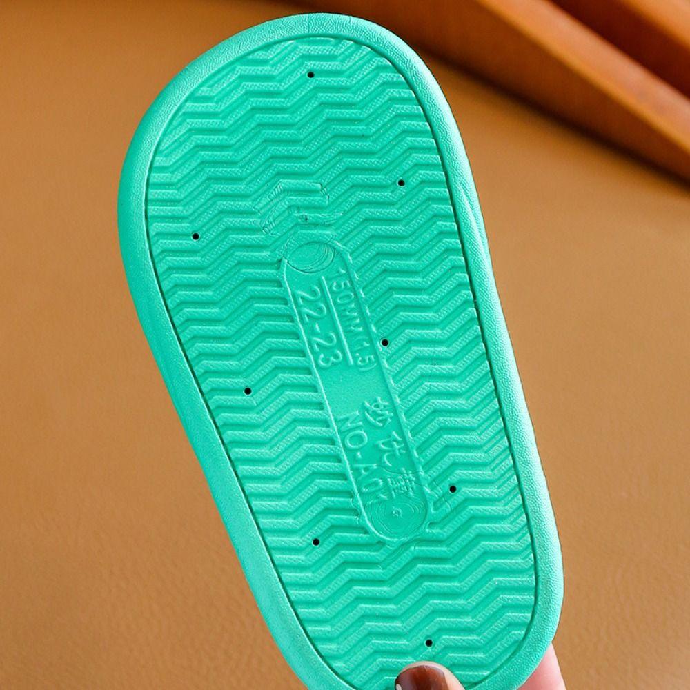 Anti Slip Cartoon Animal Slippers Cartoon Children's Bathroom Sandals Summer