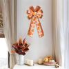 Butterfly Knot Thanksgiving Hanging Door Decoration Handmade Polyester Ribbon Bowknot Ornament Festives Accessories