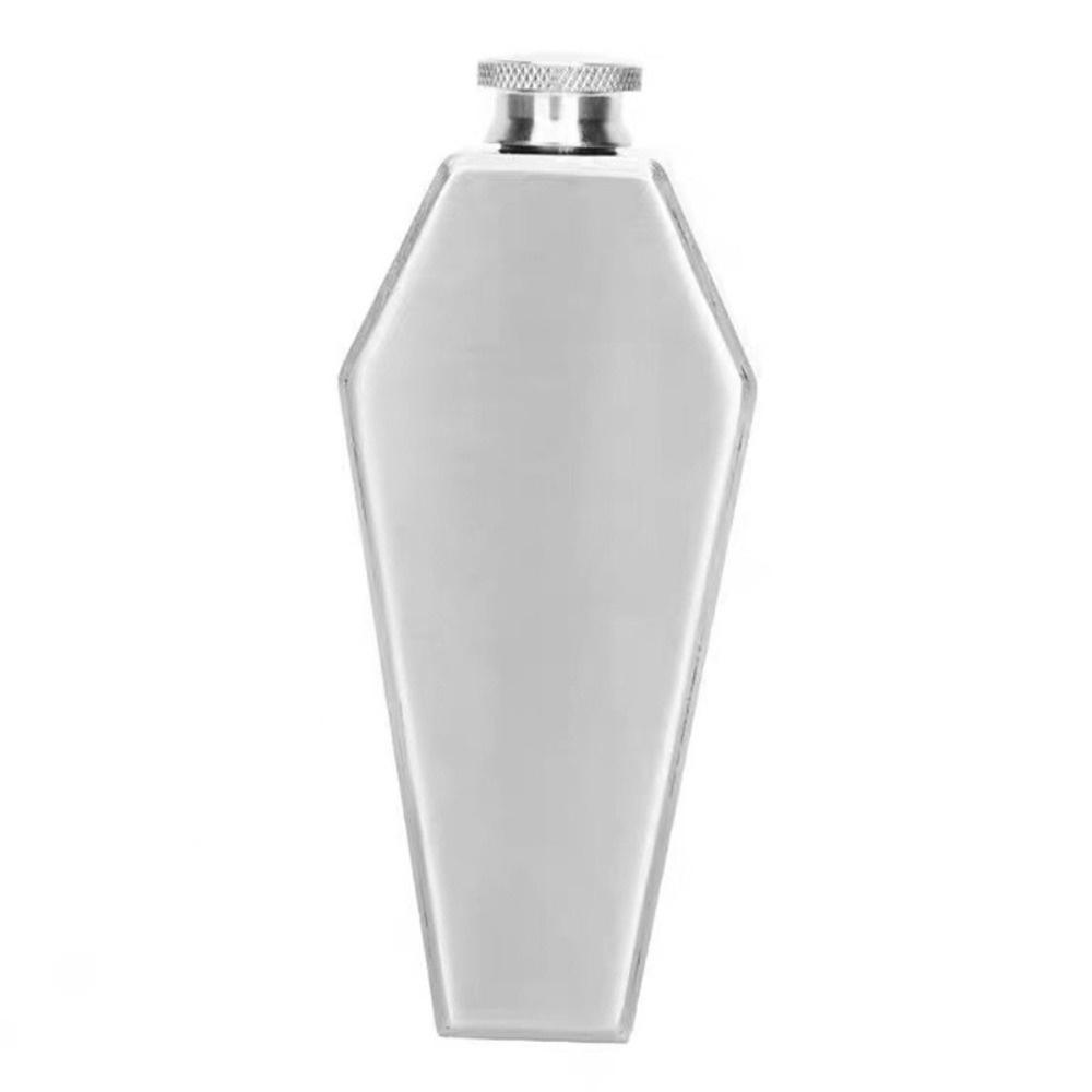 Portable 3.5oz 200ml Hip Flask Large Capacity Thickened Whiskey Wine Bottle Stainless Steel Kettle Pot Home