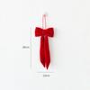 Christmas Decorations Long Velvet Bow Christmas Tree Decoration Pendant Window Display Decoration Christmas Clearance Sale