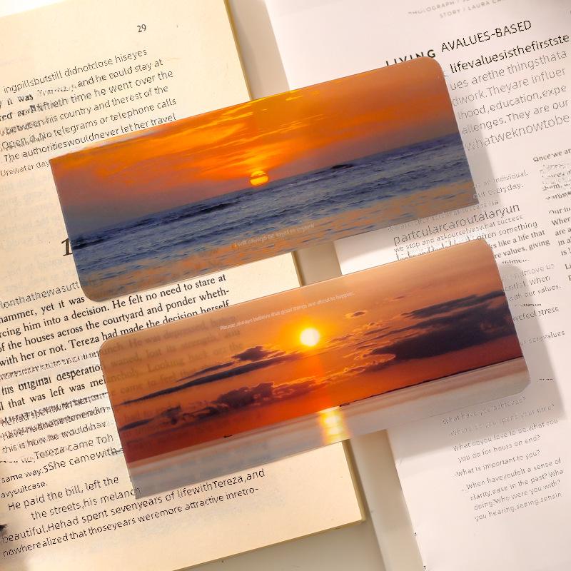 Mr. Paper PVC Bookmark Collection: Human Gentle Series - Simple Art INS Style Creative Gift, 4 Designs