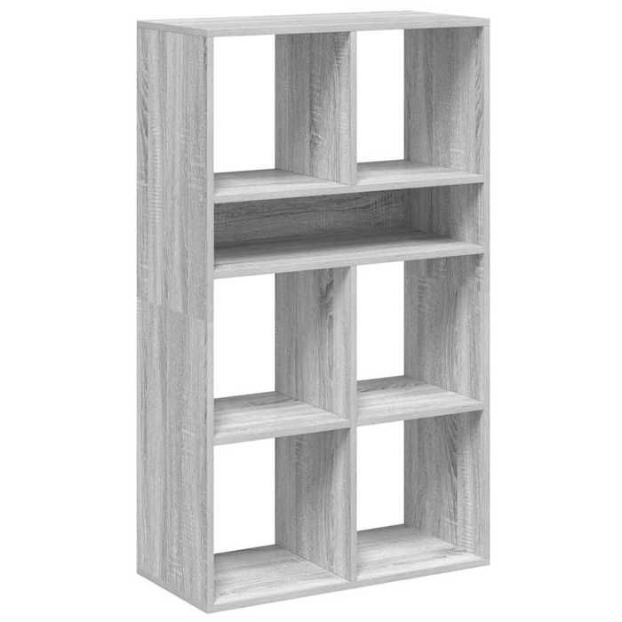 VidaXL Bibliothèque sonoma gris 66x31x112 cm bois d'ingénierie, armoire de rangement, étagère de rangement, unité de 860306