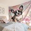 Cartoon Bulldog Stars  Tapestry Room Decoration Wall Hanging for Living Room Bedroom, dormitory, Birthday and Christmas gifts