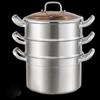KOBACH 304 Stainless Steel 3-Layer Steamer Pot