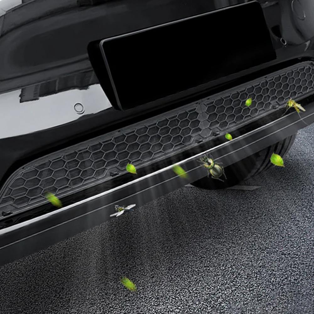 2pcs High Quality Touch-Tone For Tesla Model 3/Y 2017-2024 Car Lower Bumper Anti Insect Net New Upgrade PC Alloy ABS