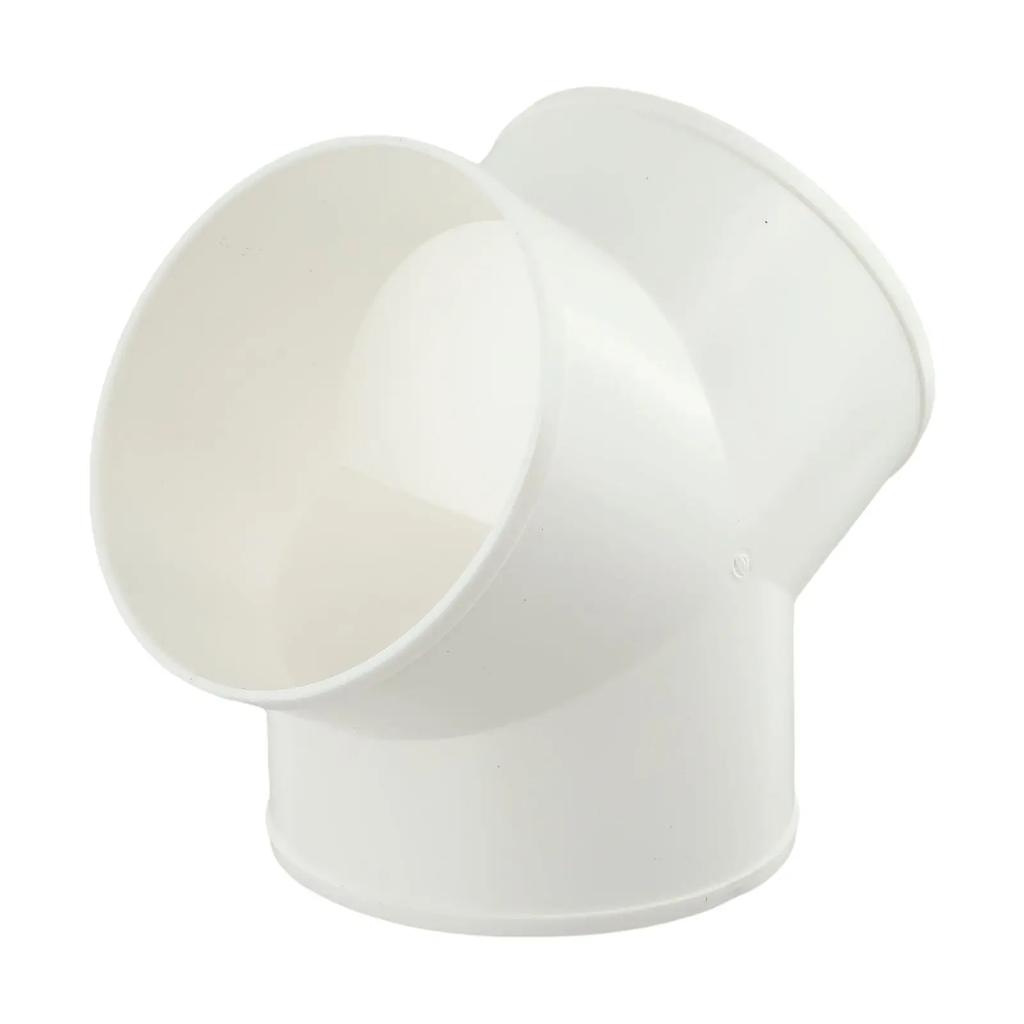 200mm/7,9in PVC Y-Form Lüftungskanalverteiler Vielseitige Kompatibilität Luftdichter Sitz Effizienter Lüftungskanalverteiler Flexibler Lüftungskanal