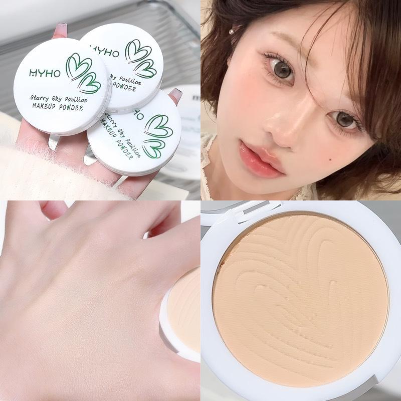MYHO Mattes Fixierpuder: Langanhaltendes, ölregulierendes, nicht klumpendes, aufhellendes Highlighting-Puder. white