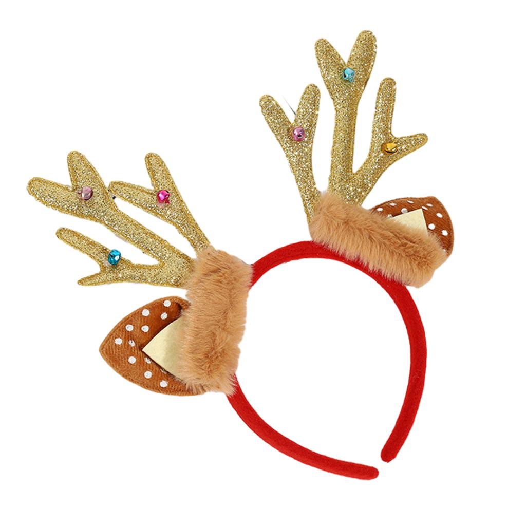 Sweet Christmas Live Broadcast Hairband Women Students Photoshoots Hairband Reindeer Antler Shape Photography Headbands