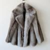 Womens Faux Fur Coat 2026 Winter Warm Loose Street Style Jacket With Pockets Mid-Length