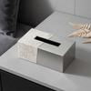 Tissue Holder BiColor Box Cover Rectangular Dispenser for Living Room, Bedroom, Coffee Table