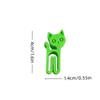 10pcs Multi-colored Mixed Pack of Cat-shaped Snack Bags with Sealing Clips Food Bags Packaging Sealing Clips Lightweight