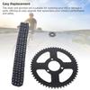 T8F Front and Rear Sprocket and Chain Kit Steel 9T 10MM Front 54T 35MM Rear Sprocket 120 Drive Links Chain Set for Motorcycles