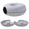 Round Cave Basket House Pets Supplies Beds Cat Tunnel Donut Cat Nest