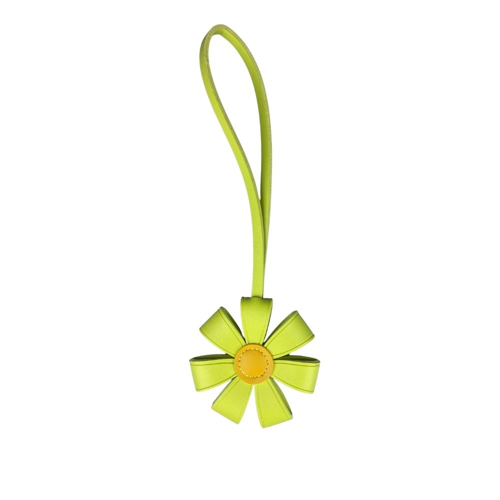 Sunflower PU Leather Bag Charm | Bold Color PU Charm | Multi-Layer 3D Flower Design For Bag Accessory/Gift.